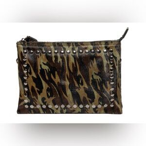 LAGGO Camo City Bag Studded Leather Pouch Crossbody Made in the USA